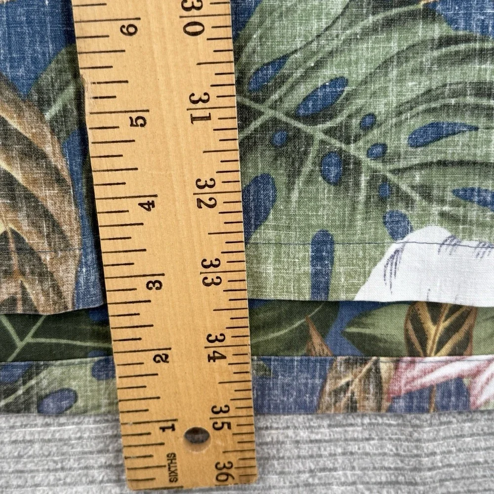 Vtg 90s Reyn Spooner Sz 3XL Hawaiian Popover Blue Pink Floral Botanical Nature‎